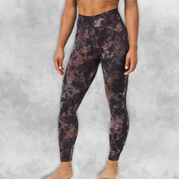 lululemon athletica Pants - Lululemon Align High-Rise Pant Diamond Dye Seashell Smoky Topaz Graphite Grey 4